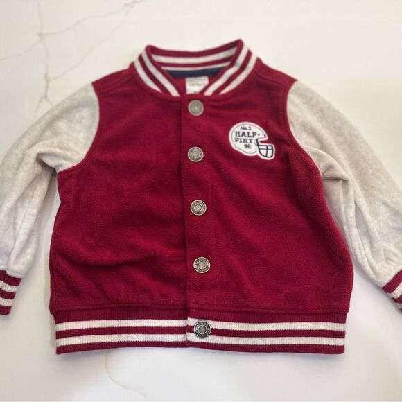 Carter's Red Varsity Jacket for Infants - Picture 1 of 6